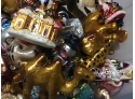 Beautiful Box Of Christmas Ornaments Mostly Glass