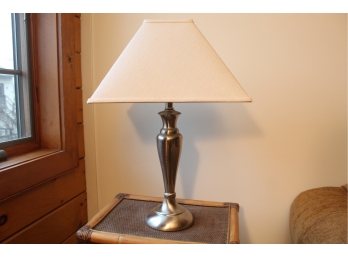 Brushed Silver Lamp