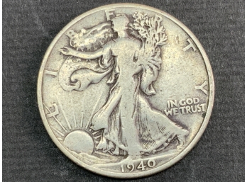 1940 Walking Liberty Half Dollar Coin