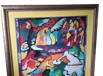 Wassily Kandinsky 'Fragment For Composition II' Amazing  Print Framed 43 X 49