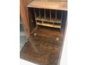 Tiger Oak Cabinet With Swinging Glass Door