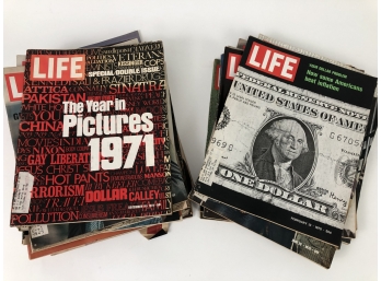 Vintage 1970’s LIFE Magazines Lot 1