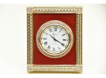 Gorgeous Faberge Travel Clock