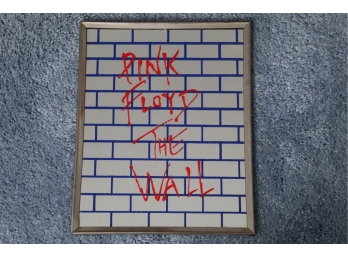 Vintage Pink Floyd The Wall 8' X 10' Carnival Mirror Glass Sign