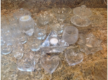 Collection Of Glass & Crystal Pieces