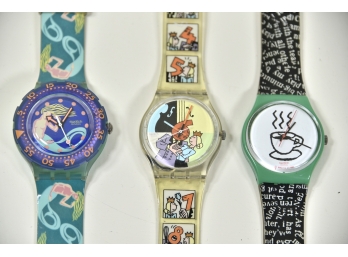 Collection Of Vintage Swatch Watches