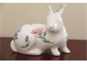 A Tiffany And Company Painted Porcelain Rabbit Figurine