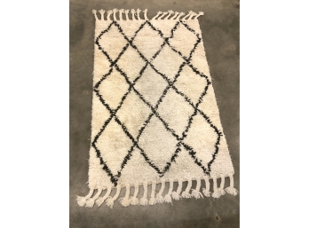 Roccan Knotted Wool Pile Rug 4' X 6'