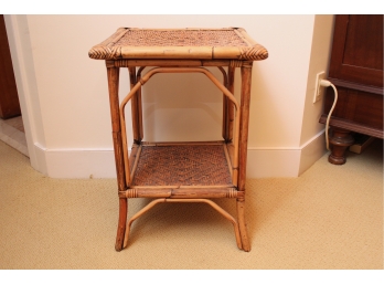 Bamboo End Table 16'L X 16'W X 23'H