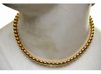 Gold Tone Costume Jewelry Necklace