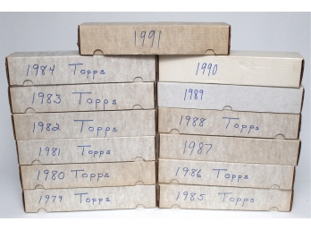 Topps 1979-1991 Card Sets (Read Description)