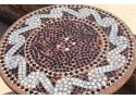 Lovely Mosaic Top Outdoor Side Table