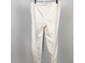 Escada Winter White Cotton Pants Size 44