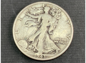 1943 Walking Liberty Half Dollar Coin - San Francisco Mint
