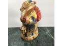 Russian Painted Wood Santa 8 Inches Tall Made In Russia