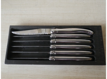 Set Of Beautiful Laguiole French Made Kitchen Knives