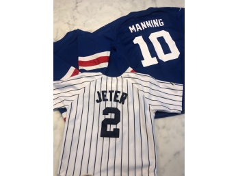 Jeter, Manning And NY Rangers Children's Jerseys