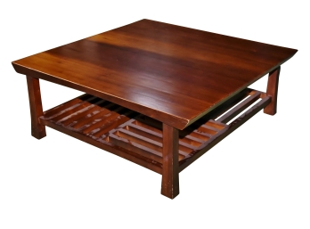 Maira Yee Oak Coffee Table 48 X 48 X 18