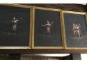 Asian Dancing Girls By Boonsong 3 Framed Artwork