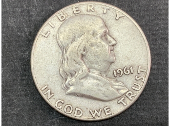 1961 Jefferson Half Dollar Coin- Denver Mint