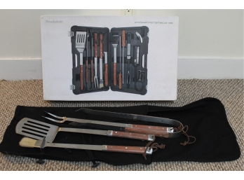 BBQ Tools Including Brookstone Professional Set New In Box
