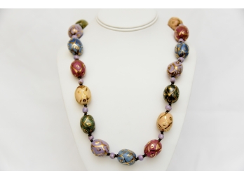 Costume Jewelry Lot #12 - Colorful Bead Necklace