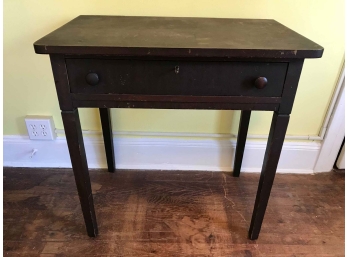 Restoration Dark Wood Side Table