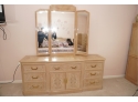 A Drexel Heritage Dresser With Mirror From The  Corinthian Collection