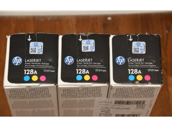 Set Of 3 HP Laserjet Ink Cartridges 128A