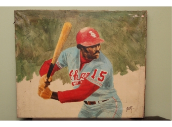 Vintage Jerry Hairston Canvas Painting 24' X 20'