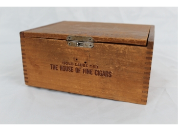 Gold Label Cigar Box