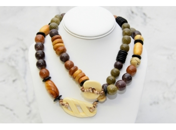 African Bone And Wood Beads