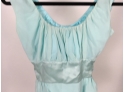 Vintage Cynthia Rowley Aqua Silk Top Size 4