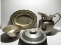 Various Pieces Silver-plate & Pewter
