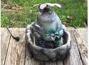Garden Frog Water Fountain