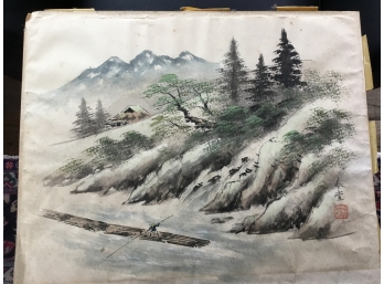 Signed Original Japanese Painting