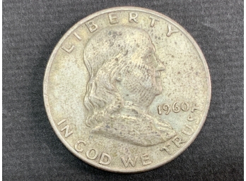 1960 Jefferson Half Dollar Coin- Denver Mint