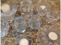 Collection Of Glass  & Crystal Votive Holders