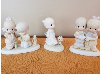 3 Vintage Precious Moment Figurines