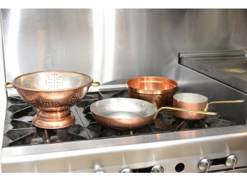 Copper Cookware Lot