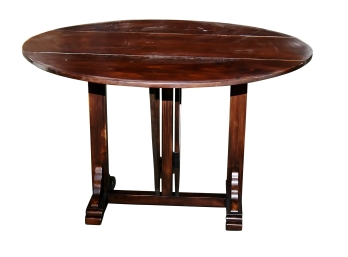 Vintage Drop Leaf Oak Table 39 X 46 X 29