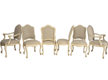 Twelve Custom Dining Chairs -4 Arm Chairs And 8 Side Chairs