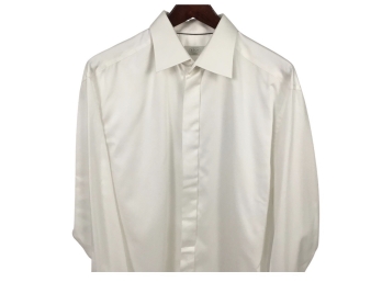 Eton Classic White Dress Shirt French Cuffs Size 17  Retail $750