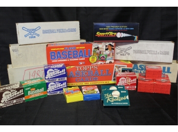 Huge Collection Of Boxed Set Baseball Cards