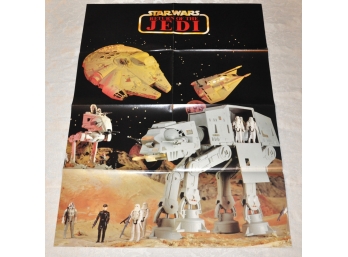 Very Rare Star Wars General Mills (Kenner) Toys One Sheet Promo Poster
