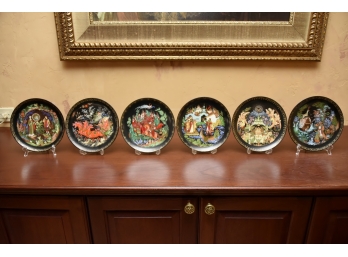 Tianex Russian Story Plates Set Of 6 - Lot 2