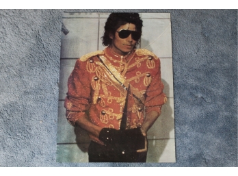 Michael Jackson Red & Gold Jacket Poster 17' X 24'
