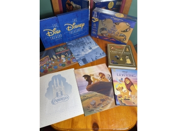 Disney Lot Includes Exclusive Commemorative Lithographs, Disney Trivia 2 Game, The Disney Treasures Books