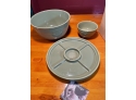 Longaberger Pottery Woven Traditions Multi Serving Kit 3 In 1 Brand New