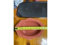 Lot Of Kitchen Items Include Pot, Bowls, Tumblers, Baskets, Baking Dish Etc